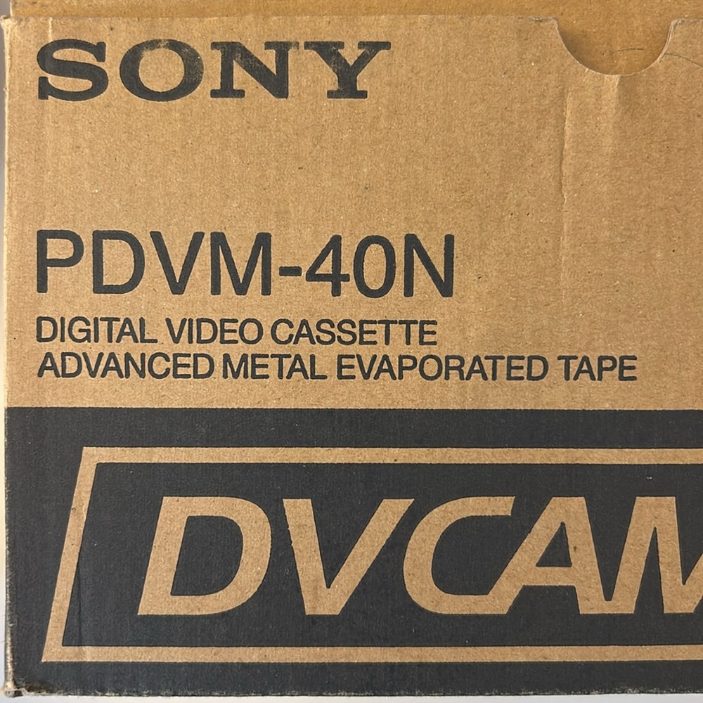 SONY digital cassettes